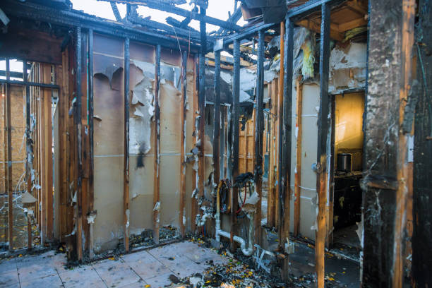 Professional Fire Damage Restoration technician working in Sassamansville, PA